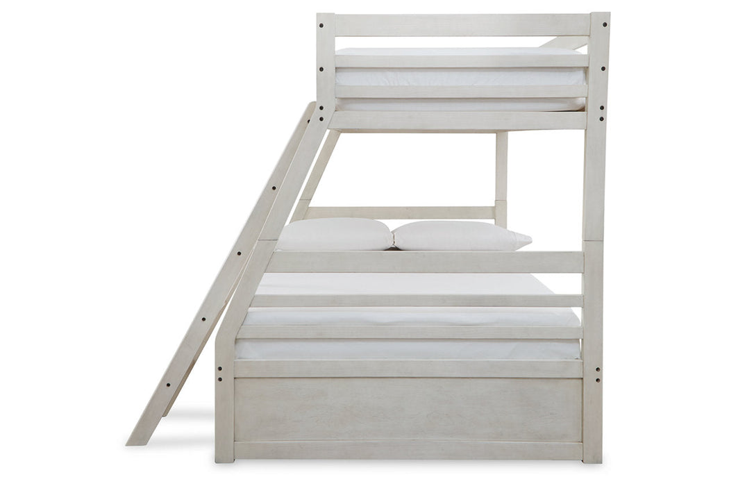 Robbinsdale Antique White Twin over Full Bunk Bed - SET | B742-58P | B742-58R - Vega Furniture