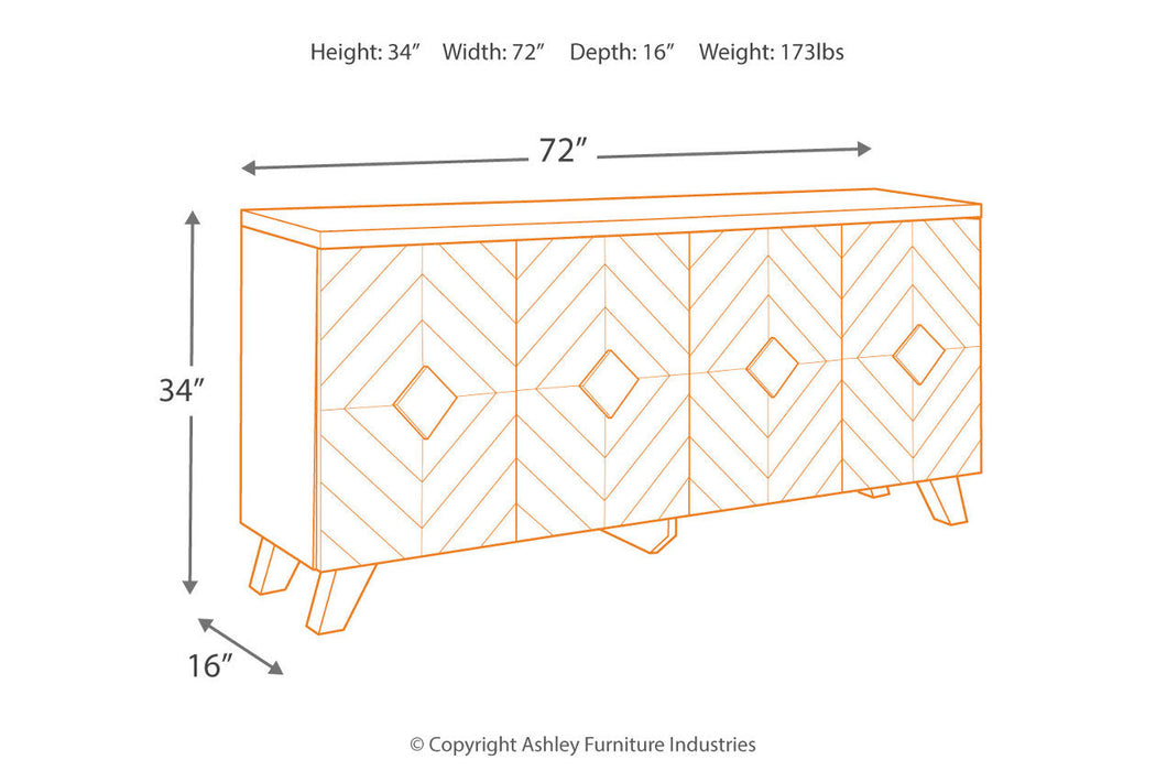 Robin Ridge Two-tone Brown Accent Cabinet - A4000031 - Vega Furniture