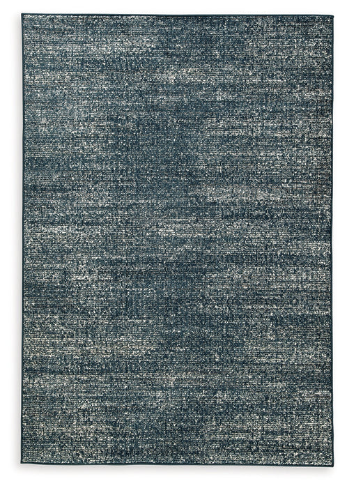 Rosebend Navy Medium Rug - R406172 - Vega Furniture