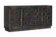 Roseworth Distressed Black Accent Cabinet - A4000309 - Vega Furniture