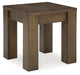 Rosswain Warm Brown End Table - T763-2 - Vega Furniture