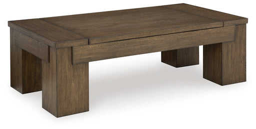 Rosswain Warm Brown Lift-Top Coffee Table - T763-9 - Vega Furniture