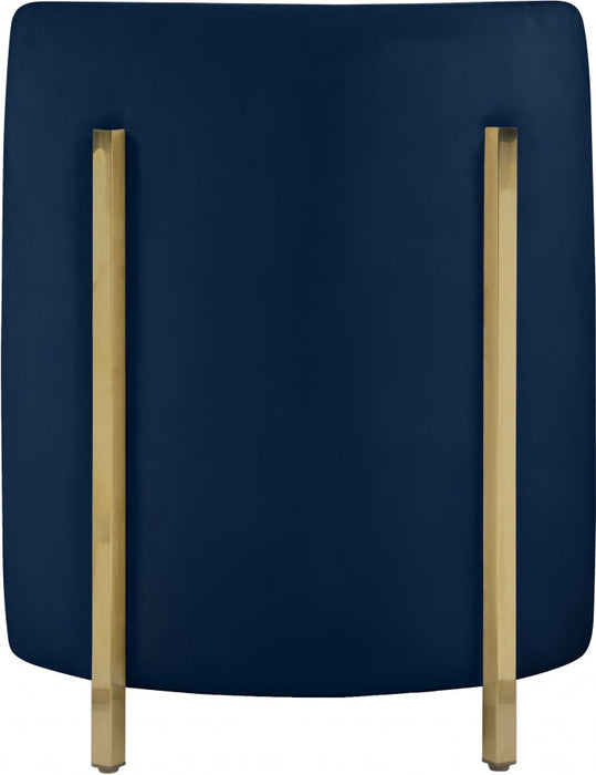 Rotunda Blue Velvet Chair - 518Navy-C - Vega Furniture