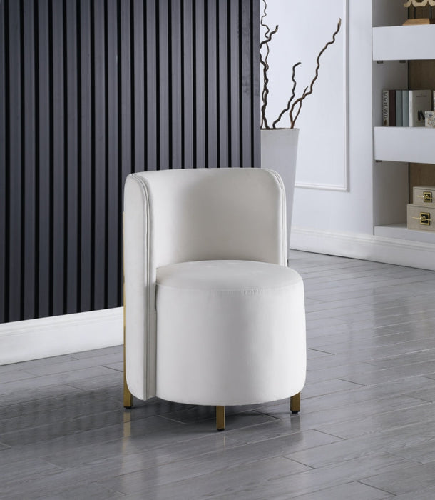 Rotunda Cream Velvet Chair - 518Cream-C - Vega Furniture