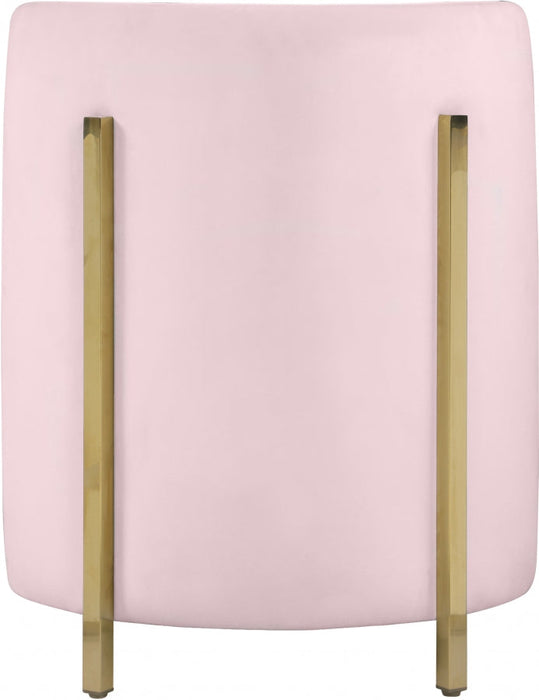 Rotunda Pink Velvet Chair - 518Pink-C - Vega Furniture