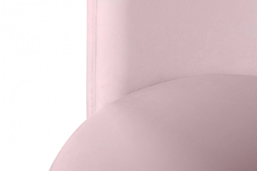 Rotunda Pink Velvet Chair - 518Pink-C - Vega Furniture