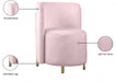 Rotunda Pink Velvet Chair - 518Pink-C - Vega Furniture