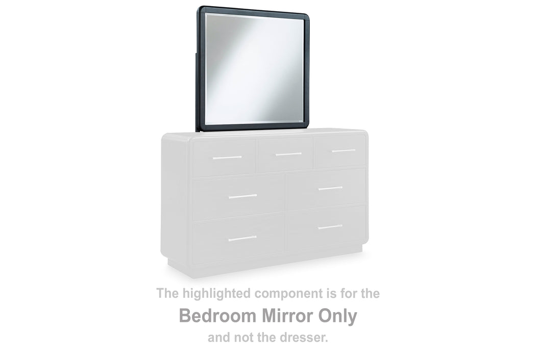 Rowanbeck Black Bedroom Mirror - B821-36 - Vega Furniture