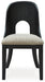 Rowanbeck Black Dining Chair, Set of 2 - D821-01 - Vega Furniture