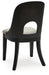 Rowanbeck Black Dining Chair, Set of 2 - D821-01 - Vega Furniture