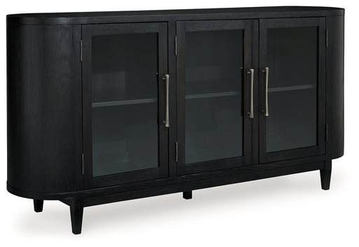 Rowanbeck Black Dining Server - D821-60 - Vega Furniture