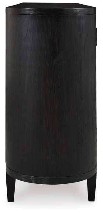 Rowanbeck Black Dining Server - D821-60 - Vega Furniture