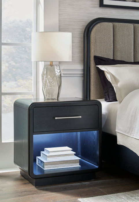 Rowanbeck Black Nightstand - B821-91 - Vega Furniture