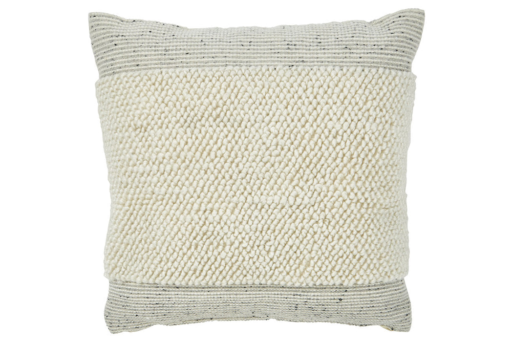 Rowcher Gray/White Pillow - A1001004P - Vega Furniture