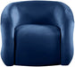 Roxbury Blue Velvet Accent Chair - 525Navy - Vega Furniture