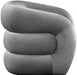 Roxbury Grey Velvet Accent Chair - 525Grey - Vega Furniture