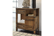 Roybeck Light Brown/Bronze Accent Cabinet - T411-40 - Vega Furniture