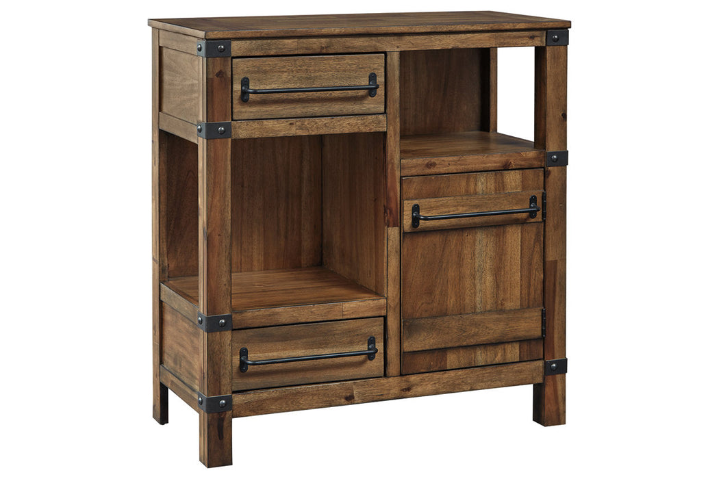 Roybeck Light Brown/Bronze Accent Cabinet - T411-40 - Vega Furniture