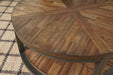 Roybeck Light Brown/Bronze Table, Set of 3 - T411-13 - Vega Furniture