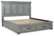 Russelyn Gray King Storage Bed - SET | B772-58 | B772-56S | B772-97 - Vega Furniture