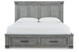 Russelyn Gray King Storage Bed - SET | B772-58 | B772-56S | B772-97 - Vega Furniture