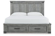 Russelyn Gray Queen Storage Bed - SET | B772-57 | B772-54S | B772-96 - Vega Furniture