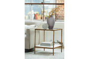 Ryandale Antique Brass Finish Accent Table - A4000442 - Vega Furniture