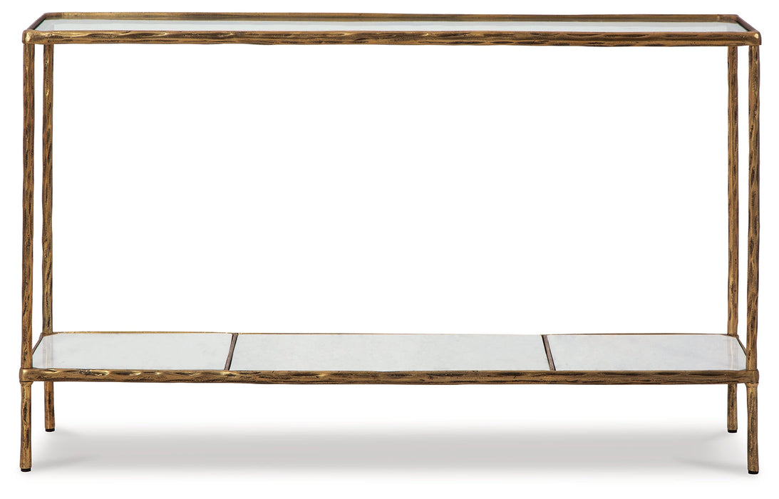 Ryandale Antique Brass Finish Console Sofa Table - A4000443 - Vega Furniture