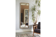 Ryandale Antique Brass Finish Floor Mirror - A8010265 - Vega Furniture