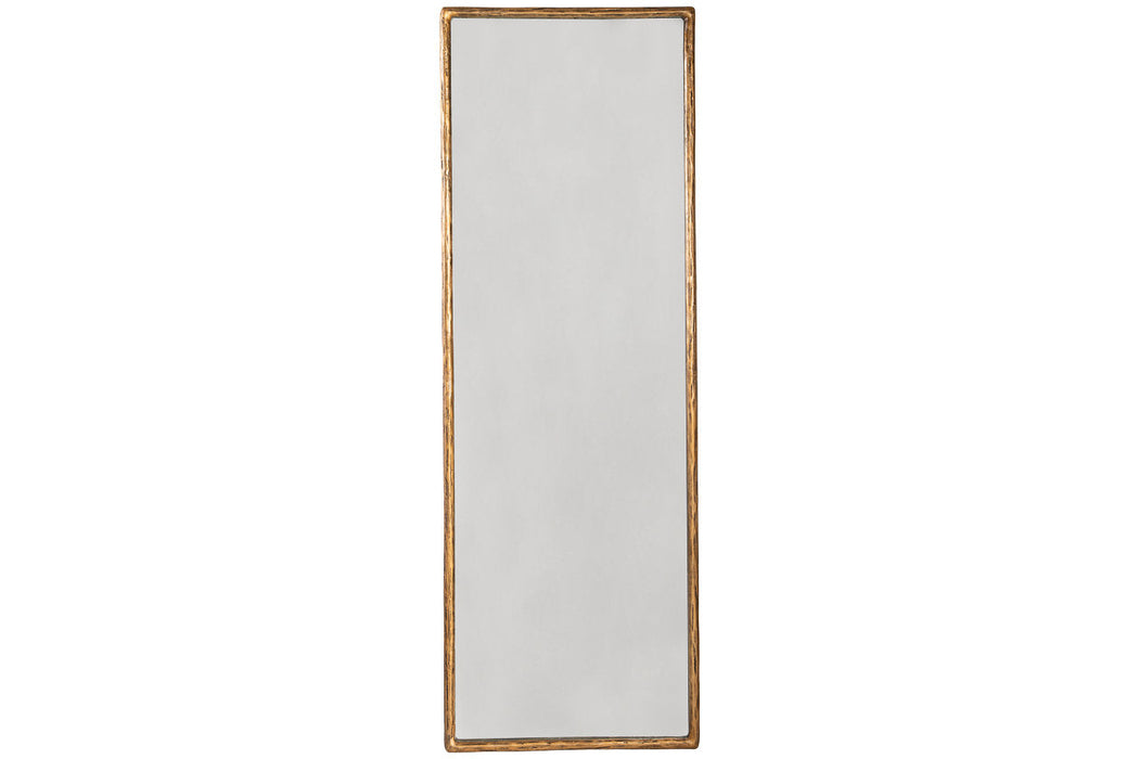 Ryandale Antique Brass Finish Floor Mirror - A8010265 - Vega Furniture