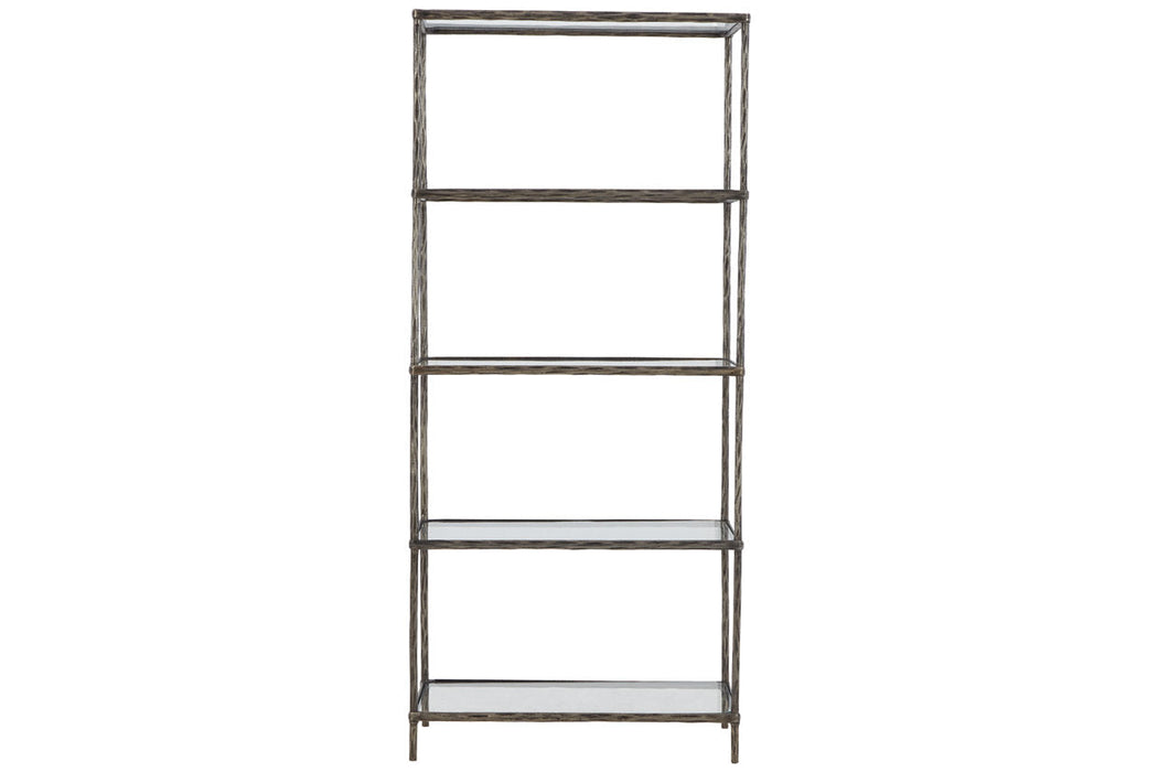 Ryandale Antique Pewter Finish Bookcase - A4000451 - Vega Furniture