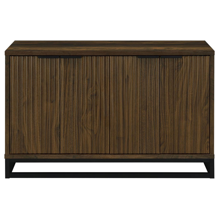 Ryatt 4-door Engineered Wood Accent Cabinet Dark Pine - 950393 - Vega Furniture