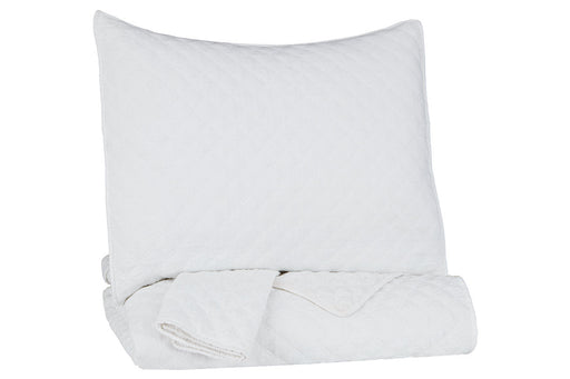 Ryter White Twin Coverlet Set - Q721001T - Vega Furniture