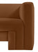 Saddle Henson Velvet Loveseat - 665Saddle-L - Vega Furniture