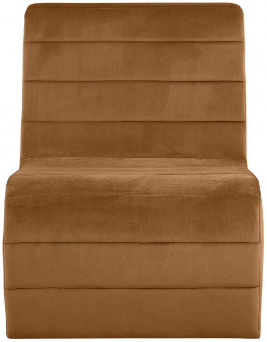 Saddle Ivy Velvet Accent Chair - 403Saddle - Vega Furniture