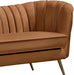 Saddle Margo Velvet Chair - 622Saddle-C - Vega Furniture