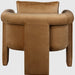 Saddle Sloan Velvet Accent Chair - 424Saddle - Vega Furniture