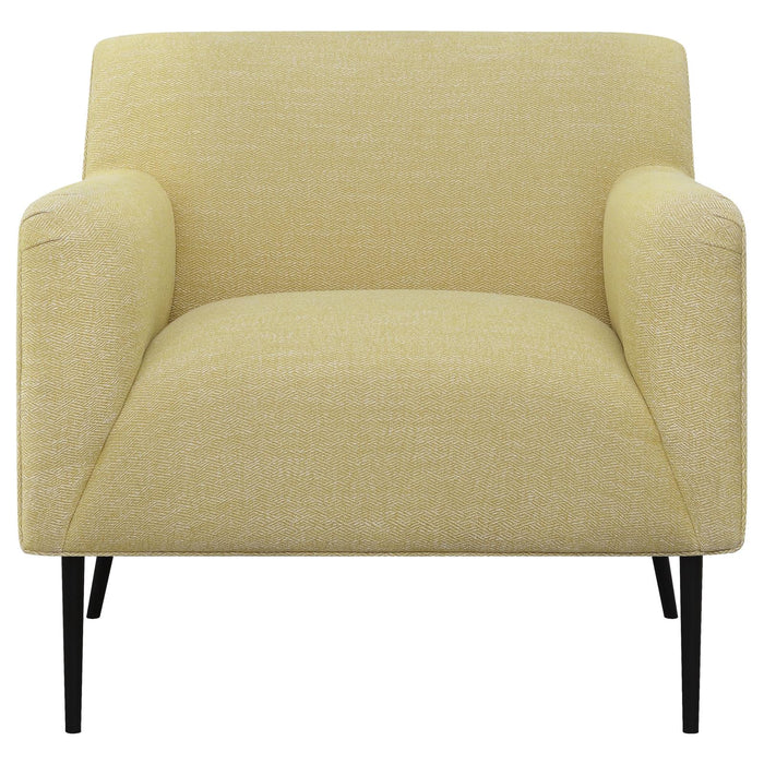 Sally Lemon Upholstered Track Arms Accent Chair - 905639 - Vega Furniture
