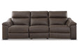 Salvatore Chocolate 3-Piece Power Reclining Sofa - SET | U2630146 | U2630158 | U2630162 - Vega Furniture