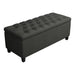 Samir Charcoal Lift Top Storage Bench - 915143 - Vega Furniture