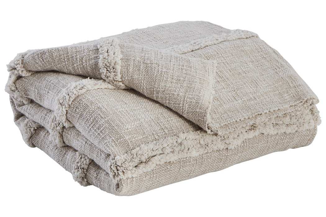 Samsen Linen Throw - A1000487T - Vega Furniture