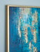 Scarlite Teal/Gold Finish Wall Art - A8000400 - Vega Furniture