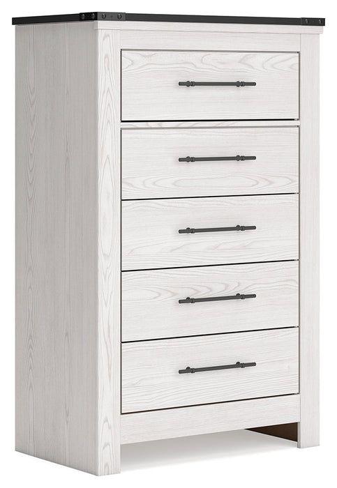 Schoenberg White Chest of Drawers - B1446-245 - Vega Furniture