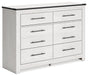 Schoenberg White Dresser - B1446-231 - Vega Furniture