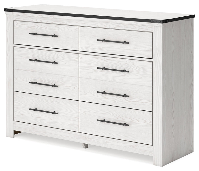 Schoenberg White Dresser - B1446-231 - Vega Furniture