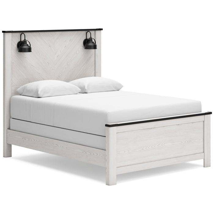 Schoenberg White Panel Bedroom Set - SET | B1446-154 | B1446-157 | B1446-196 | B1446-92 | B1446-245 - Vega Furniture