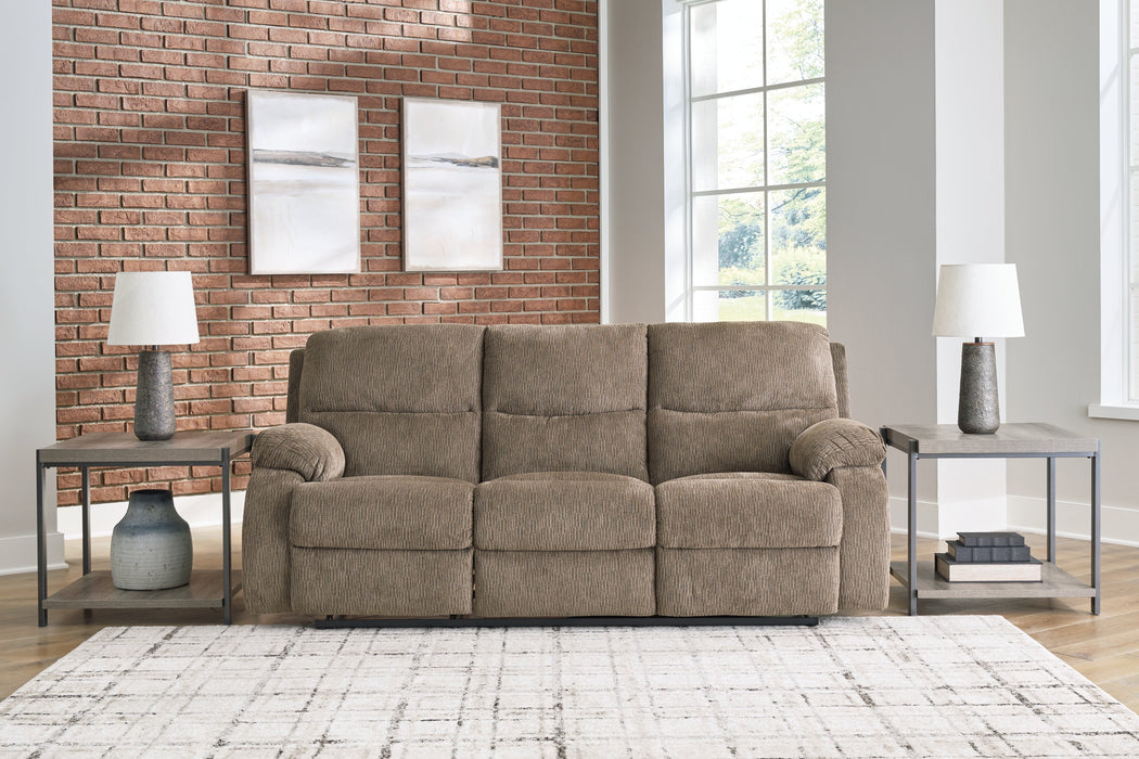 Scranto Oak Reclining Sofa - 6650488 - Vega Furniture