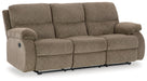 Scranto Oak Reclining Sofa - 6650488 - Vega Furniture