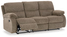 Scranto Oak Reclining Sofa - 6650488 - Vega Furniture