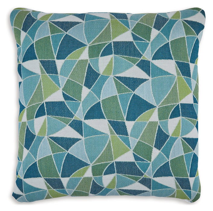 Seanow Next-Gen Nuvella Green/Turquoise/White Pillow (Set of 4) - A1900005 - Vega Furniture